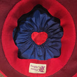 Red Heart-shaped Trilby